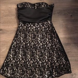 White House Black Market lace evening dress